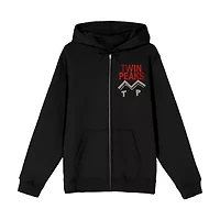 Womens Long Sleeve Fleece Hoodie