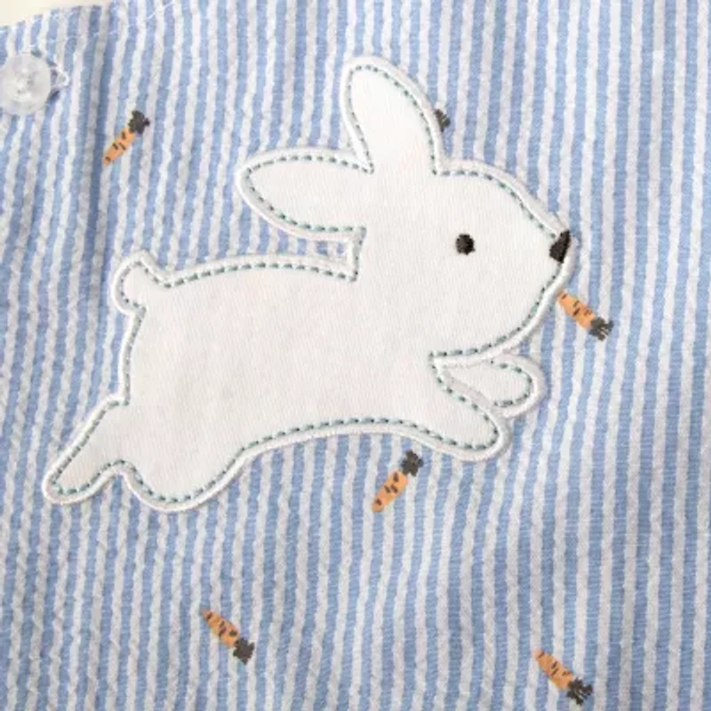 Baby Essentials Easter Boys 2-pc. Shortall Set