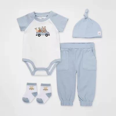 Baby Essentials Easter Boys 4-pc. Pant Set