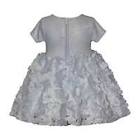 Bonnie Jean Toddler Girls Short Sleeve Fitted A-Line Dress