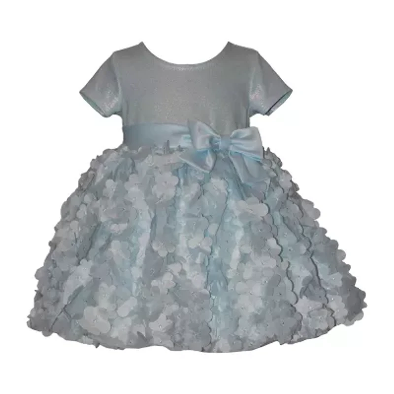 Bonnie Jean Toddler Girls Short Sleeve Fitted A-Line Dress