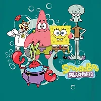 Little & Big Kid Girls Crew Neck Short Sleeve Spongebob Graphic T-Shirt