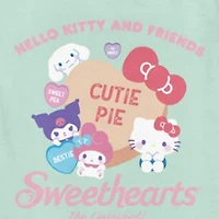 Little & Big Kid Girls Crew Neck Short Sleeve Hello Kitty Graphic T-Shirt