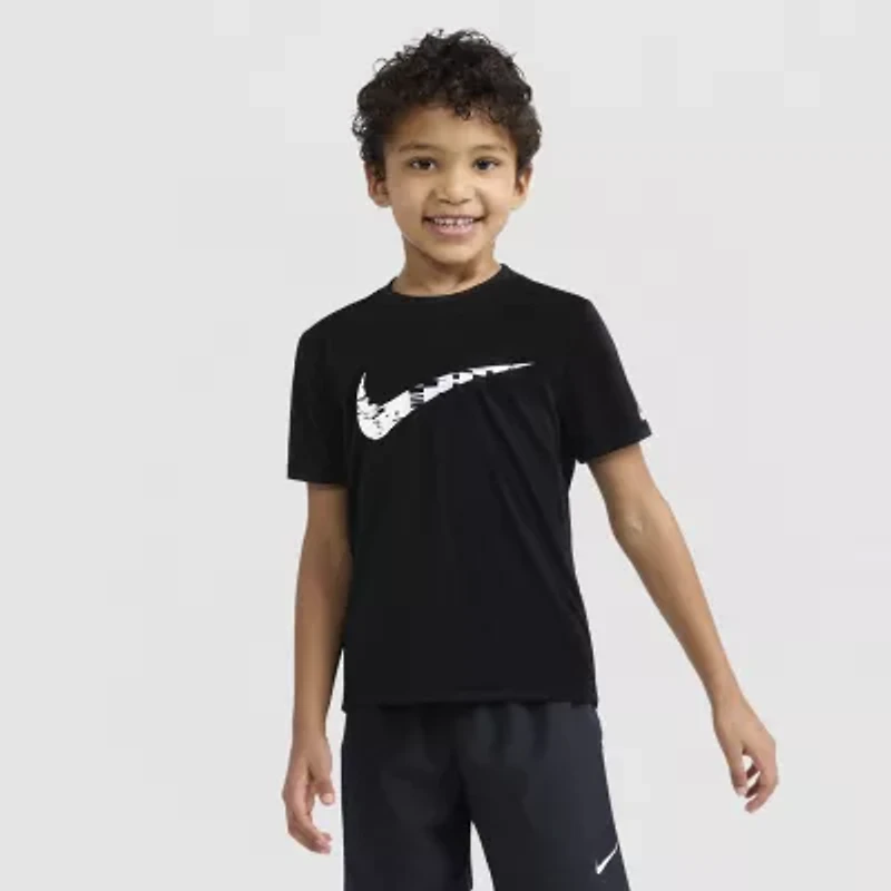 Nike Little Boys Crew Neck Short Sleeve Regular Fit Graphic T-Shirt