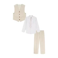 Van Heusen Little & Big Kid Boys 4-pc. Suit Set