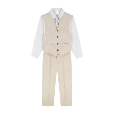 Van Heusen Little & Big Kid Boys 4-pc. Suit Set