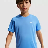Nike Dri-Fit Swoosh Big Kid Unisex Crew Neck Short Sleeve Regular Fit Graphic T-Shirt