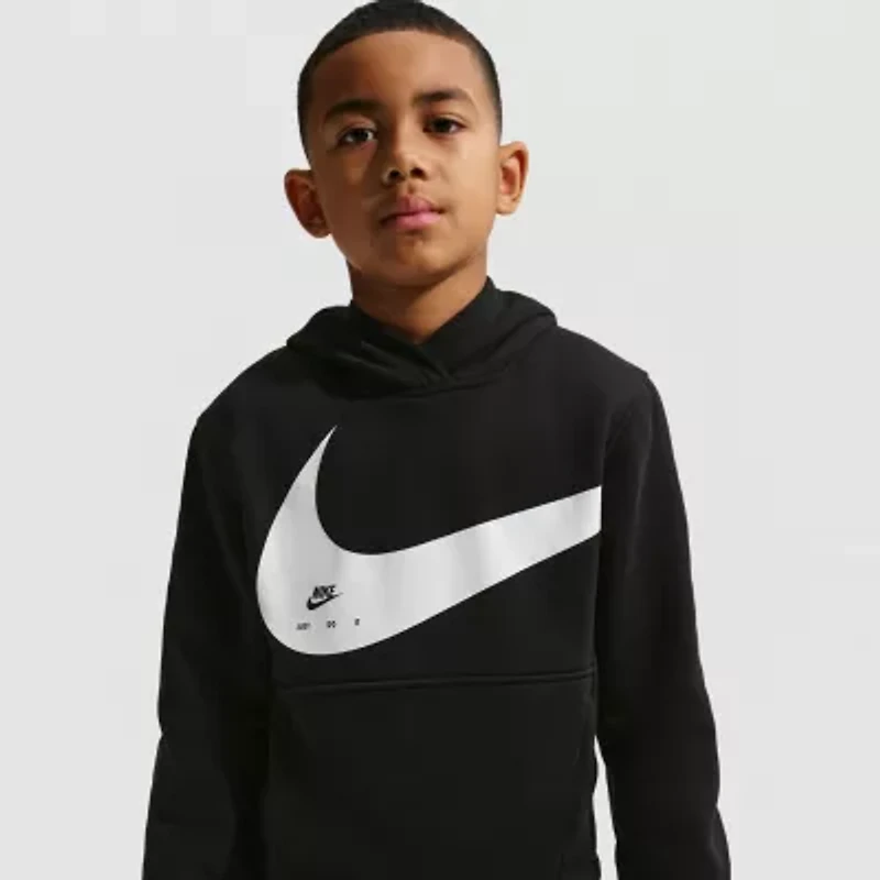 Nike Club Big Kid Unisex Long Sleeve Fleece Active Hoodie