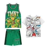 Toddler Boys Teenage Mutant Ninja Turtles 3-pc. Short Set