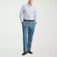 Dockers Stain Defender Mens Long Sleeve Regular Fit Wrinkle Free Button-Down Shirt