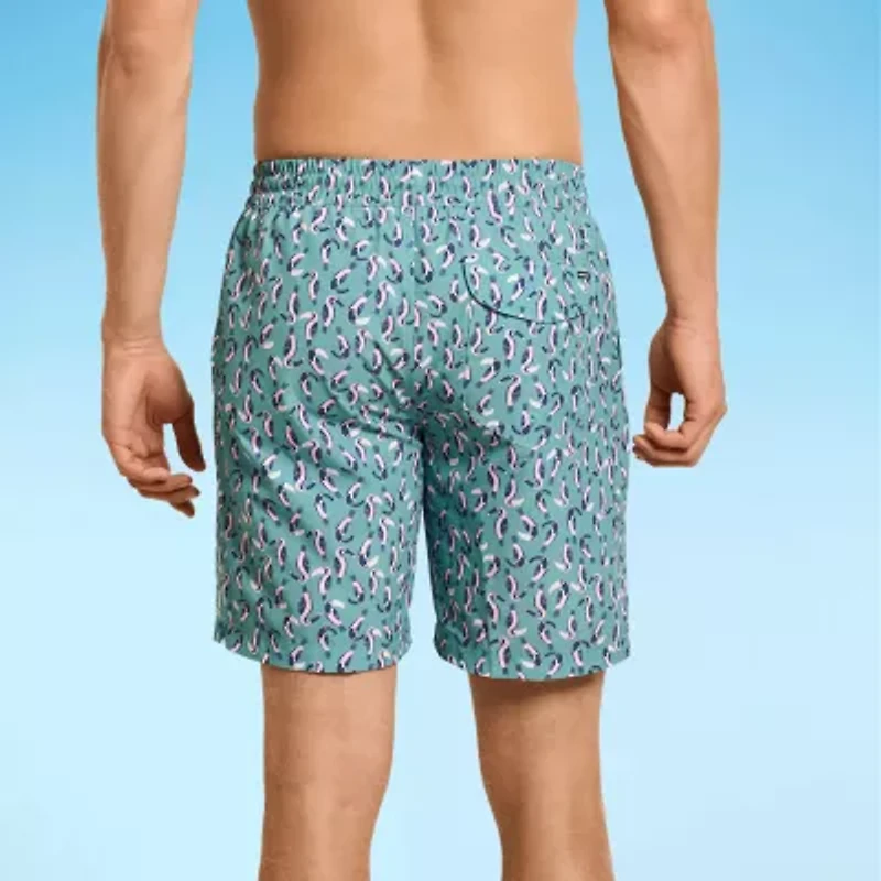Hurley Mens Drawstring Waist Ombre Swim Shorts