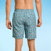 Hurley Mens Drawstring Waist Ombre Swim Shorts