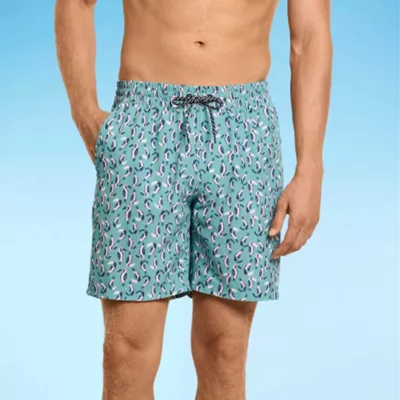 Hurley Mens Drawstring Waist Ombre Swim Shorts