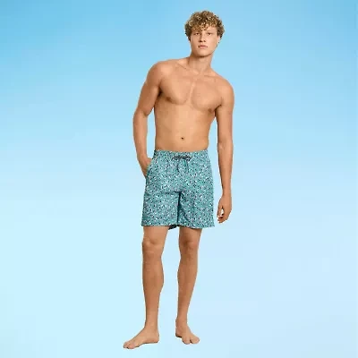Hurley Mens Drawstring Waist Ombre Swim Shorts