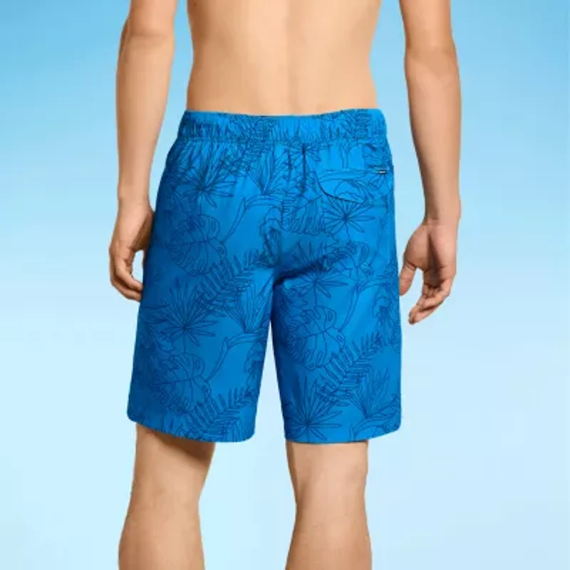 Hurley Mens Drawstring Waist Ombre Swim Shorts