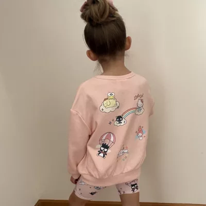 Grayson Little Toddler Girls Hello Kitty 2-pc. Short Set