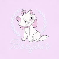 Womens Juniors Crew Neck Short Sleeve Fitted The Aristocats Graphic T-Shirt