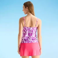 Liz Claiborne Womens Tankini Swimsuit Top