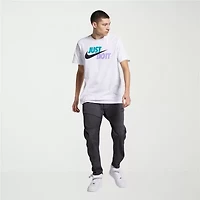 Nike Jdi Swoosh Mens Crew Neck Short Sleeve Classic Fit Graphic T-Shirt