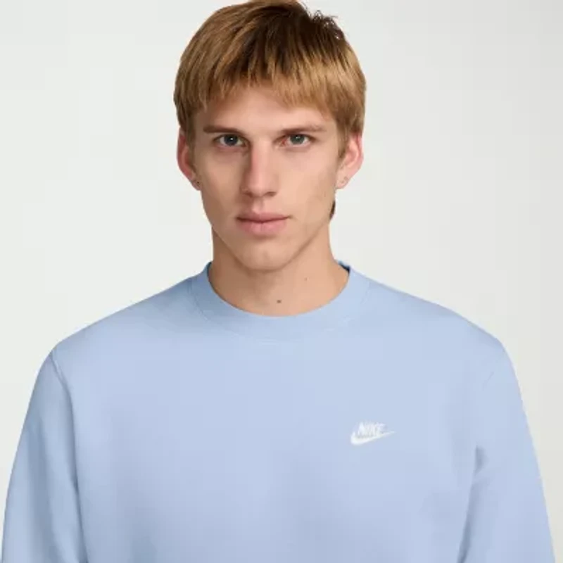 Nike Club Mens Crew Neck Long Sleeve Sweatshirt