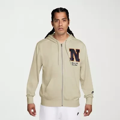 Nike Club Mens Long Sleeve Fleece Zipper Active Hoodie