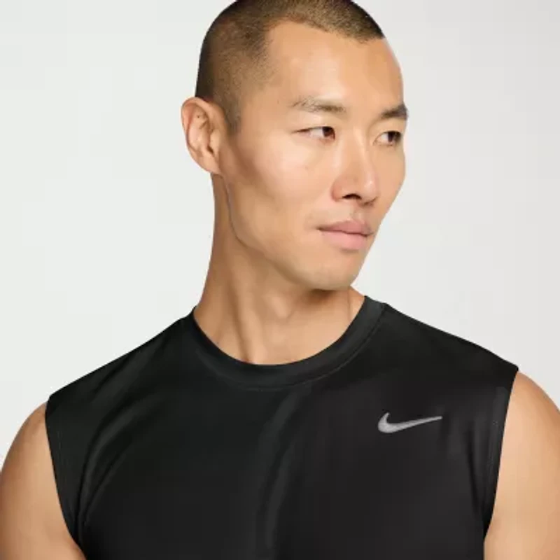 Nike Dri Fit Mens Crew Neck Sleeveless Muscle T-Shirt