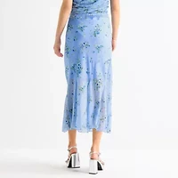 by&by Womens Juniors Maxi Skirt