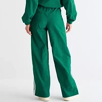 Xersion Womens Wide Leg Mid Rise Relaxed Fit Track Pant