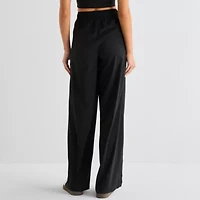 Xersion Womens Wide Leg Mid Rise Regular Fit Pull-On Pant