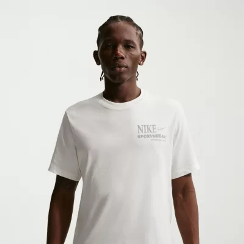 Nike Mens Crew Neck Short Sleeve Classic Fit Graphic T-Shirt