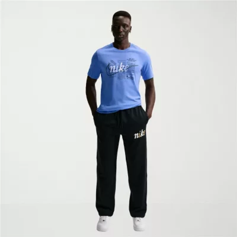 Nike Mens Crew Neck Short Sleeve Classic Fit Graphic T-Shirt