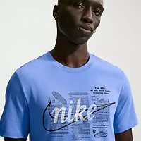 Nike Mens Crew Neck Short Sleeve Classic Fit Graphic T-Shirt