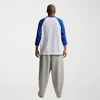 Nike Mens Crew Neck 3/4 Sleeve Active T-Shirt