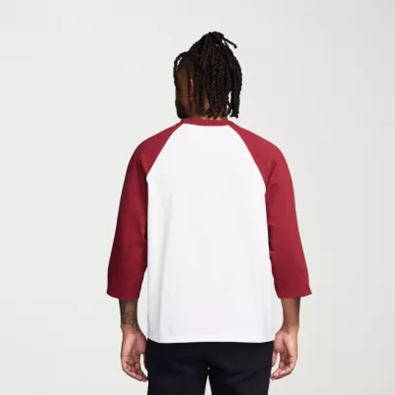 Nike Mens Crew Neck 3/4 Sleeve T-Shirt