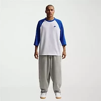 Nike Mens Crew Neck 3/4 Sleeve Active T-Shirt