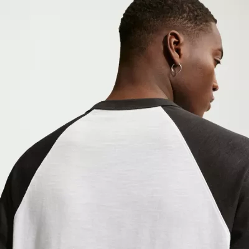 Nike Mens Crew Neck 3/4 Sleeve T-Shirt