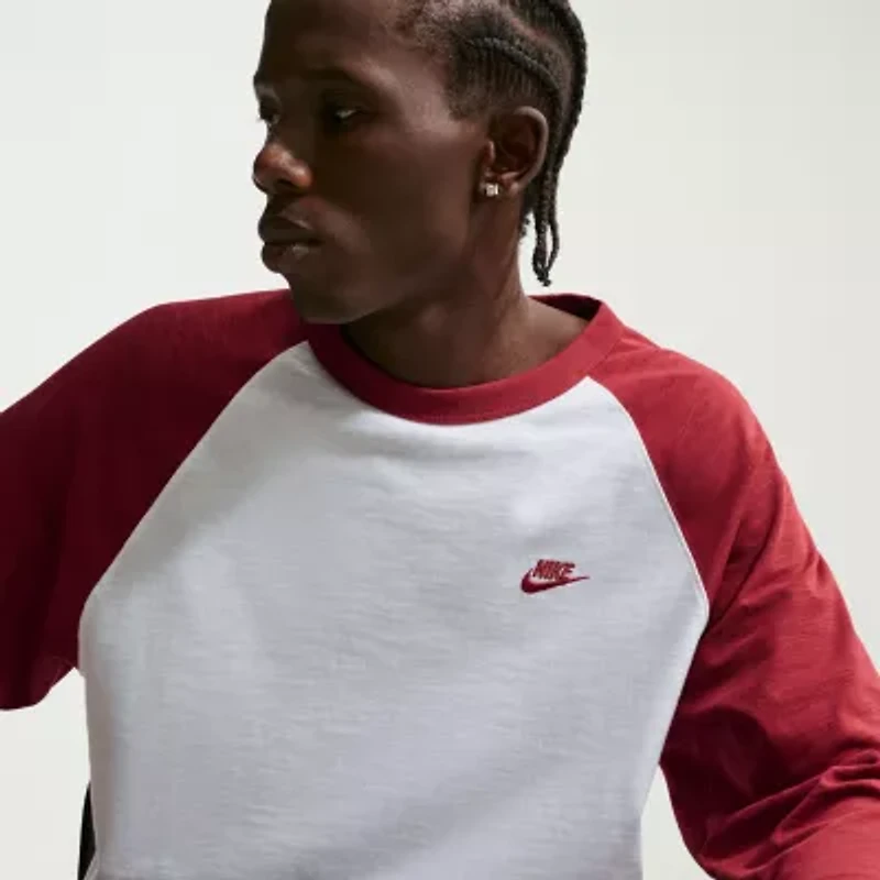 Nike Mens Crew Neck 3/4 Sleeve T-Shirt