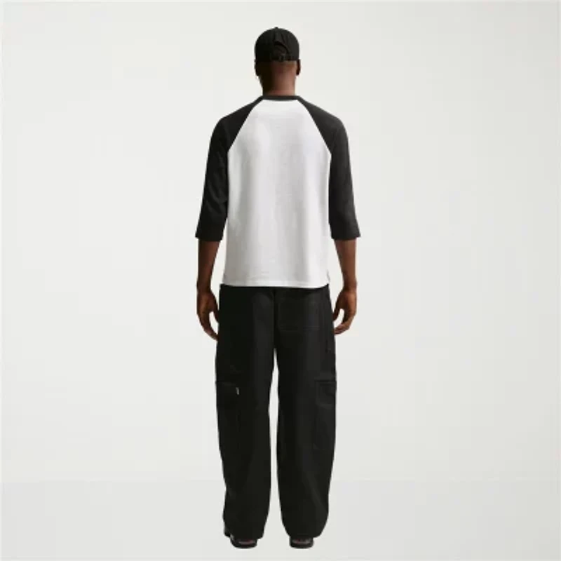 Nike Mens Crew Neck 3/4 Sleeve T-Shirt