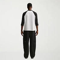 Nike Mens Crew Neck 3/4 Sleeve T-Shirt