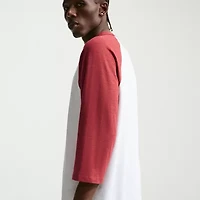 Nike Mens Crew Neck 3/4 Sleeve T-Shirt