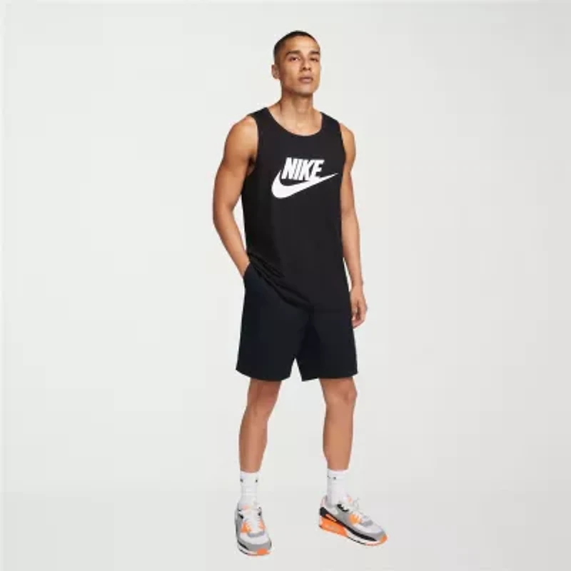 Nike Mens Crew Neck Sleeveless Muscle T-Shirt