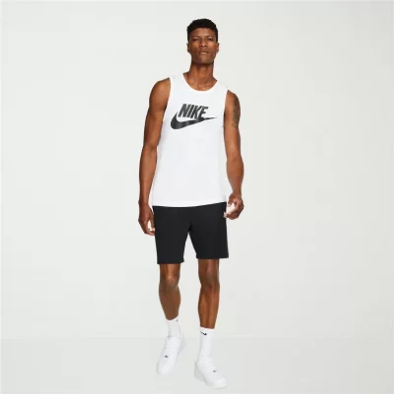 Nike Mens Crew Neck Sleeveless Muscle T-Shirt