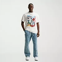 Nike Mens Crew Neck Long Sleeve Regular Fit Graphic T-Shirt