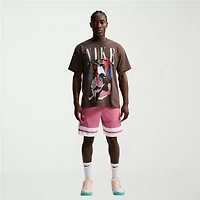 Nike Mens Crew Neck Short Sleeve Regular Fit Graphic T-Shirt