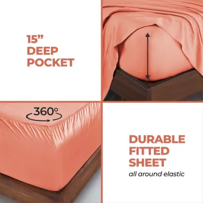 SUPERIOR® Beechwood Modal Cooling Soft 300tc Deep Pocket Sheet Set