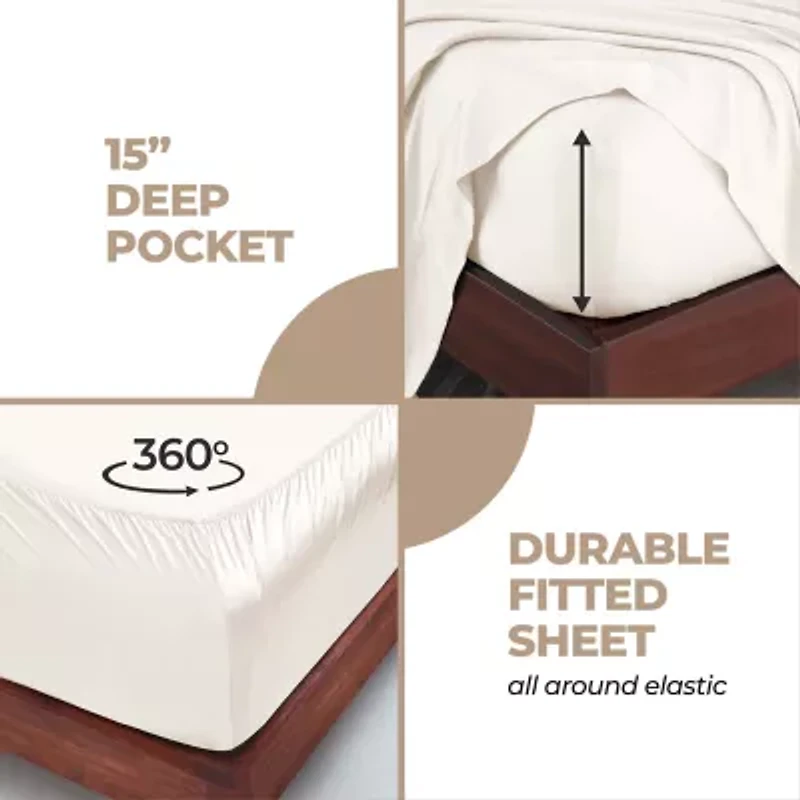 SUPERIOR® Beechwood Modal Cooling Soft 300tc Deep Pocket Sheet Set