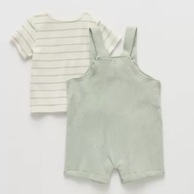 Disney Baby Boys Round Neck Short Sleeve Romper Set