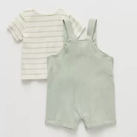 Disney Baby Boys Round Neck Short Sleeve Romper Set