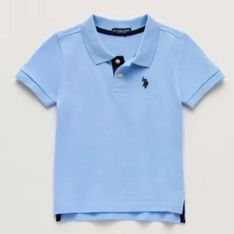 U.S. Polo Assn. Toddler Boys Short Sleeve Regular Fit Shirt