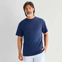 St. John's Bay Mens Crew Neck Short Sleeve Pajama Top